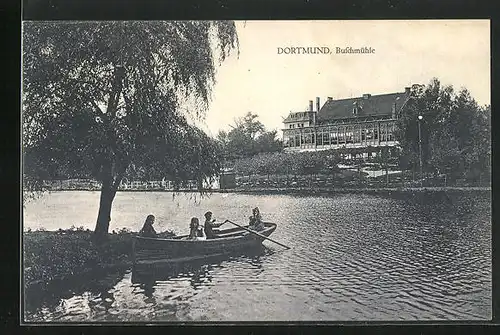 AK Dortmund, Ruderpartie vor der Buschmühle