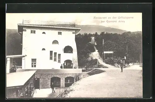 AK Gemünd / Eifel, Restaurant an der Urfttalsperre