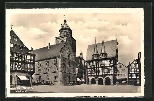 AK Alsfeld / Hessen, Marktplatz