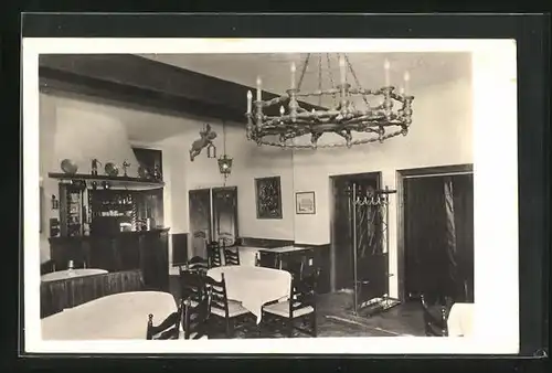 AK Aachen, Hotel Cardinal, Innenansicht, Römerstr. 27