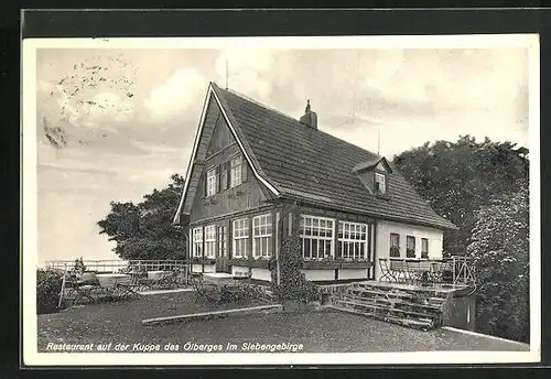 AK Königswinter, Restaurant auf der Kuppe des Ölberges