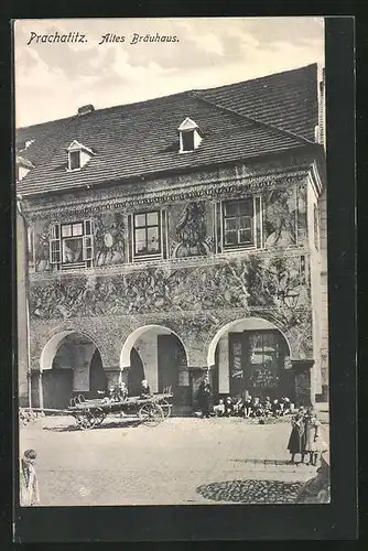 AK Prachatice /Prachatitz, Stary pivovar /Altes Bräuhaus