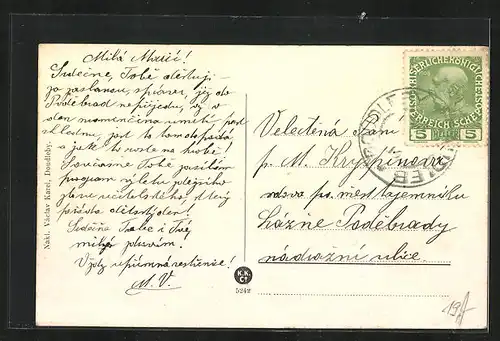 AK Doudleby n. O., Hlavni ulice