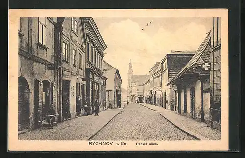 AK Rychnov n. Kn., Panska ulice