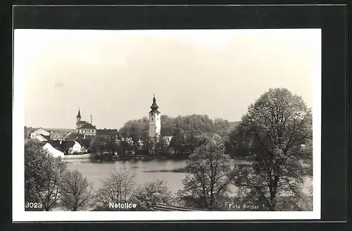 AK Netolice, Blick auf Teil der Stadt