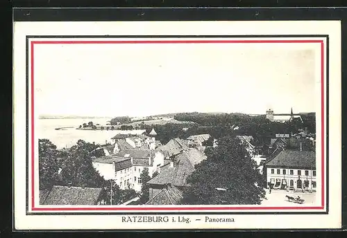AK Ratzeburg i. Lbg., Panorama vom Ort