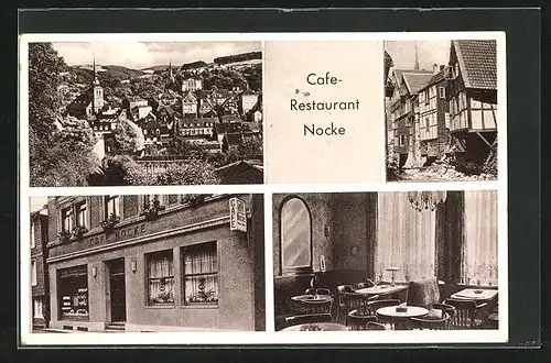 AK Langenberg, Café-Restaurant Heinrich Nocke, Hauptstrasse 96