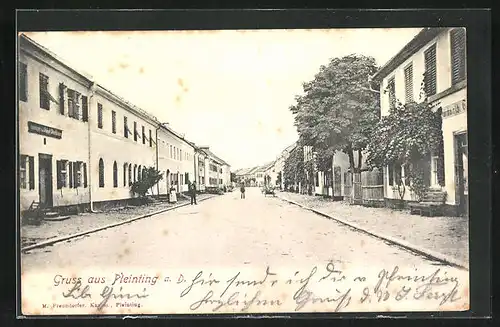AK Pleinting a. D., Hauptstrasse des Ortes