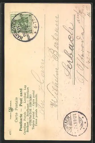 Präge-AK Hannover, 14. Deutsches Bundesschiessen 1903, Wappen