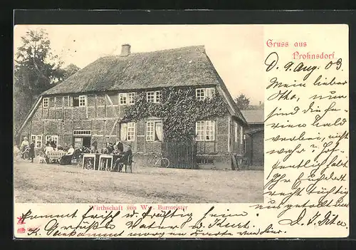 AK Prohnsdorf, Gasthaus von Ww. Burmeister