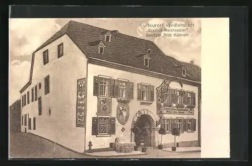 AK Weissenstadt, Gasthof zum Reichsadler