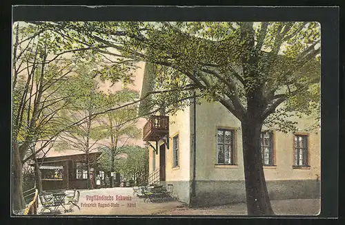 AK Jocketa, Hotel Friedrich August-Stein