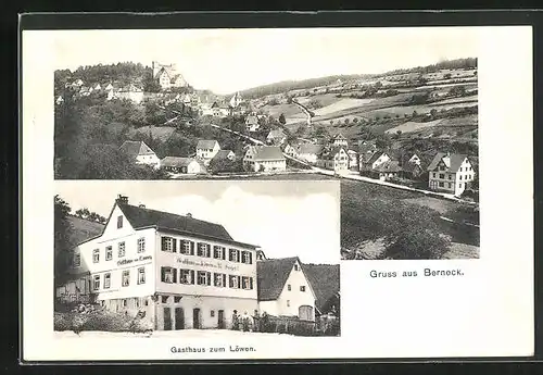 AK Berneck, Gasthaus zum Löwen, Gesamtansicht