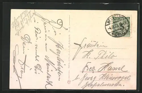 AK Neustadt a. Orla, Karl Alexander-Strasse mit Geschäften