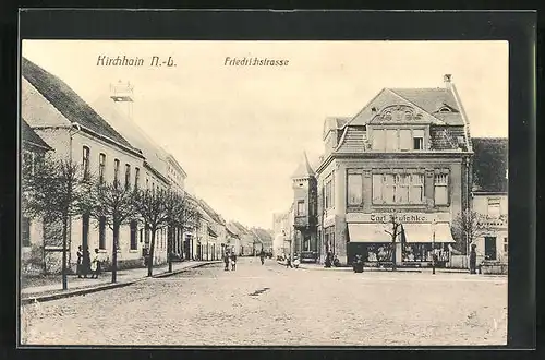 AK Kirchhain N.-L., Friedrichstrasse mit Geschäften