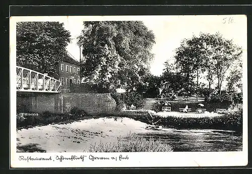 AK Greven /Westf., Gasthaus Schöneflieth