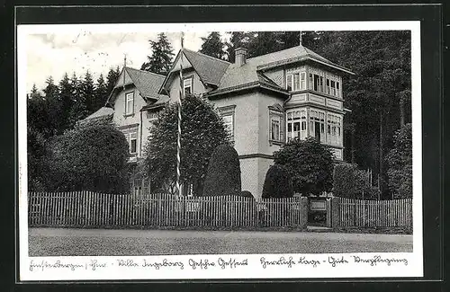 AK Finsterbergen, Villa Ingeborg Geschw. Gessert