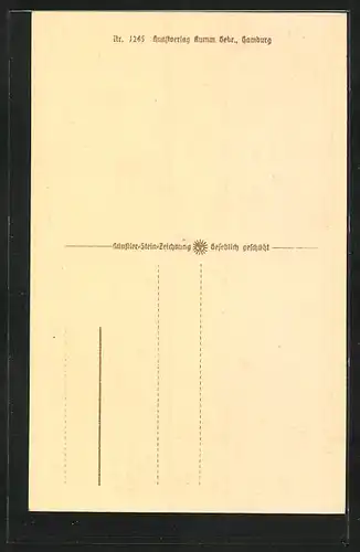 Steindruck-AK Lüneburg, Malerischer Winkel am Kloster Lüne