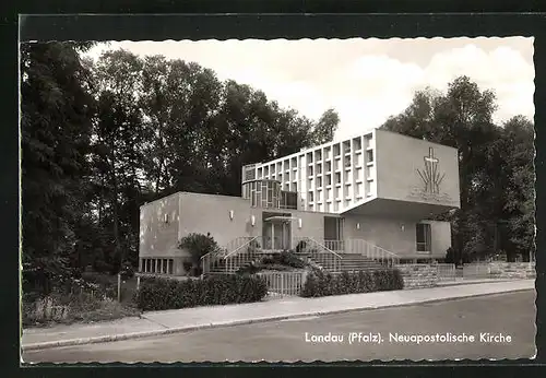 AK Landau /Pfalz, Neuapostolische Kirche