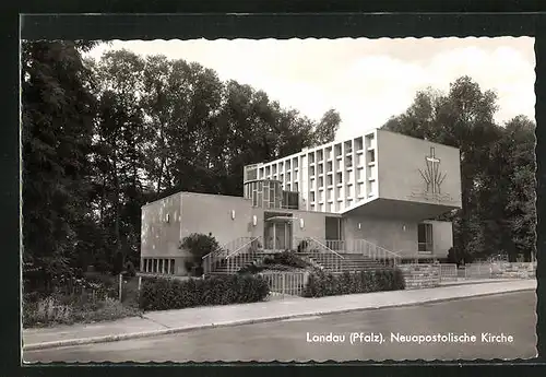 AK Landau /Pfalz, Neuapostolische Kirche