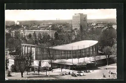 AK Karlsruhe i. B., Schwarzwaldhalle Weltmeisterschaft im Ringen 1955