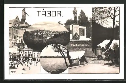 AK Tabor, Denkmäler, Marktplatz, Gesamtansicht