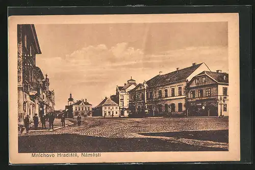 AK Mnichovo Hradiste, Namesti, Marktplatz