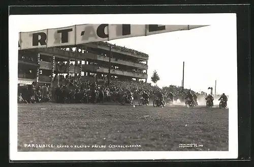 AK Pardubice, Zavod o Zlatou prilbu ceskoslovenska, Motorrad