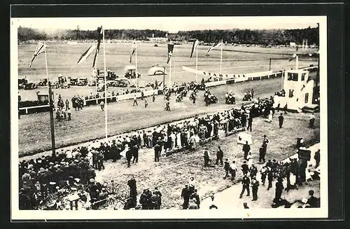 AK Pardubice, Stadionblick beim Motorrad-Wettkampf