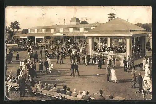 Foto-AK Orlau, Ausstellung 1926, Musikpavillon