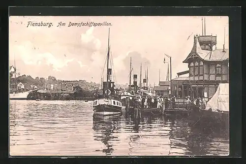 AK Flensburg, Am Dampfschiffspavillon