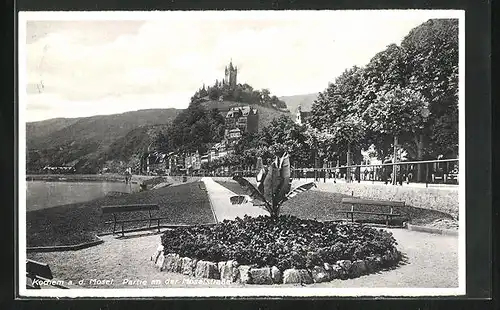 AK Kochem a. d. Mosel, Partie an der Moselstrasse