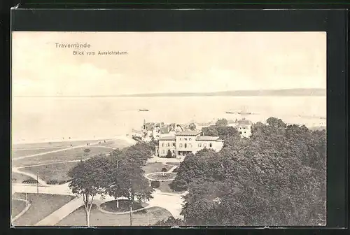 AK Travemünde, Blick vom Aussichtsturm