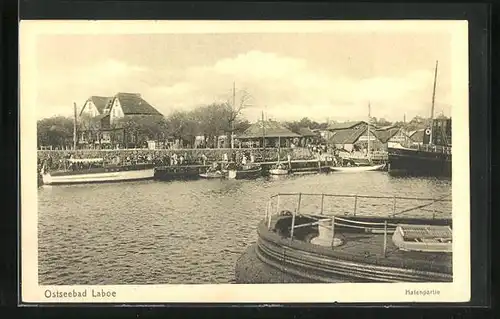 AK Laboe, Hafenpartie