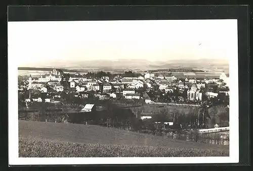 AK Rychnov n. Kn., Panorama mit Fernsicht