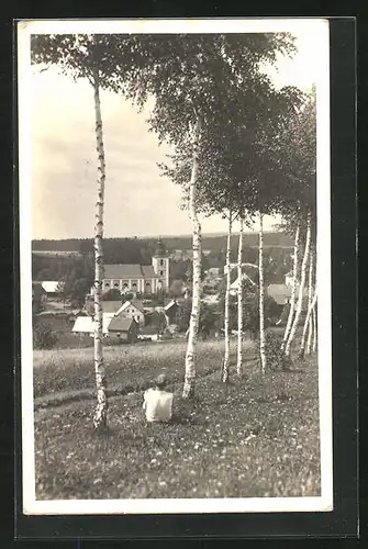 AK Slatina nad Zdobnici, Birken gegen Kirche