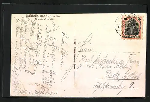 AK Bad Schwartau, Restaurant Waldhalle