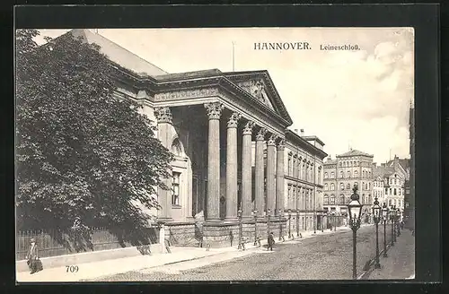 AK Hannover, Leineschloss Haupteingang