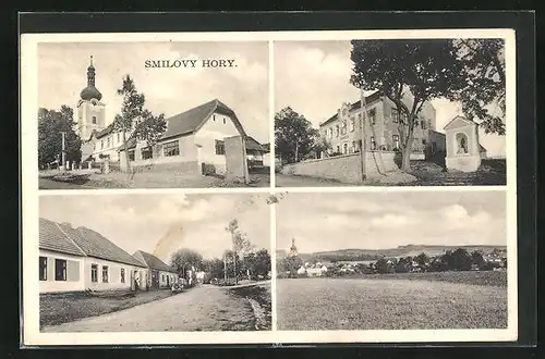 AK Smilovy Hory, Hostinec a Kostel, Skola