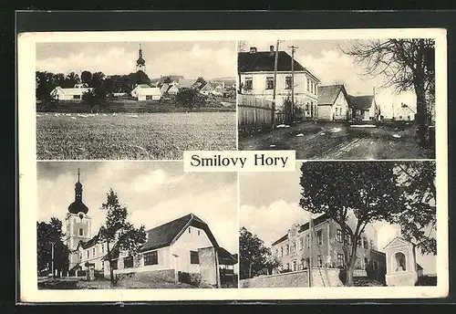AK Smilovy Hory, Skola, Hostinec a Kostel