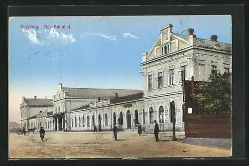 AK Oderberg, Der Bahnhof