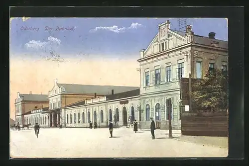 AK Oderberg, Der Bahnhof