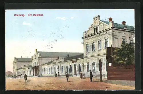 AK Oderberg, Der Bahnhof