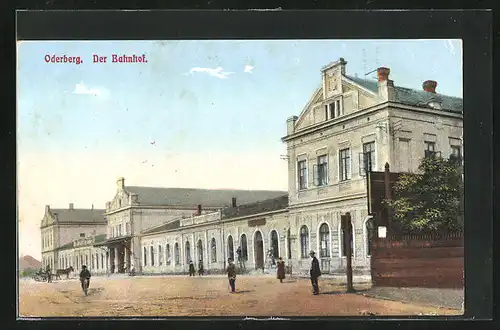 AK Oderberg, Der Bahnhof