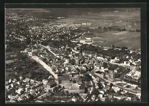 AK Buxtehude, Teilansicht mit Kirche