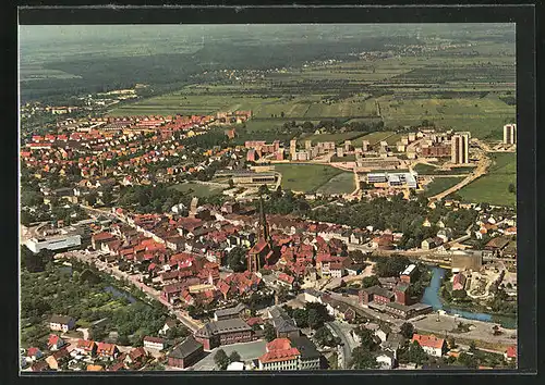 AK Buxtehude, Teilansicht mit Kirche
