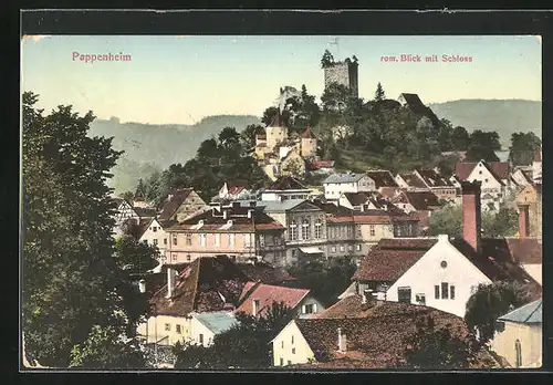AK Pappenheim, Blick mit Schloss