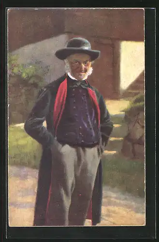 Künstler-AK Heinrich Hoffmann: Der Dorfschulze