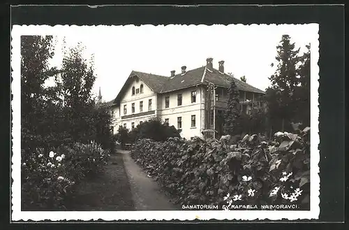 Foto-AK Velke Mezirici, Sanatorium sv. Rafaela na Moravci