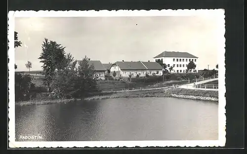 Foto-AK Radostin, Uferpartie